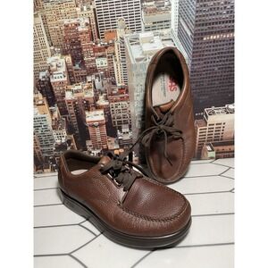 SAS  Comfort Shoes Brown Leather Brown Walking Men's Sz 9.5 W